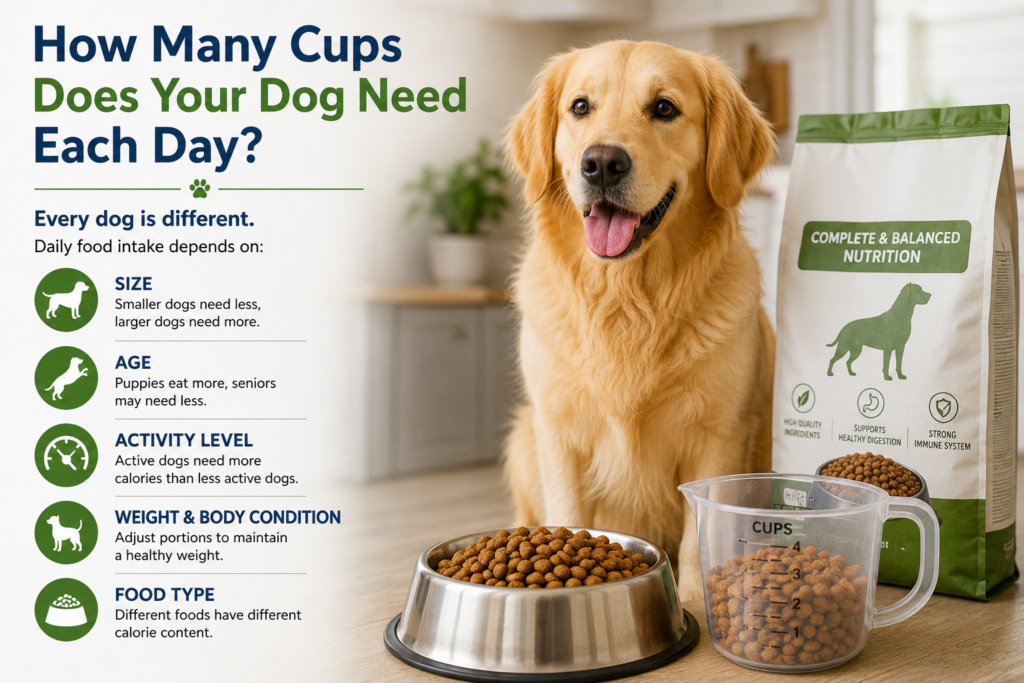 How Many Cups Are in a 30 lb Bag of Dog Food? 