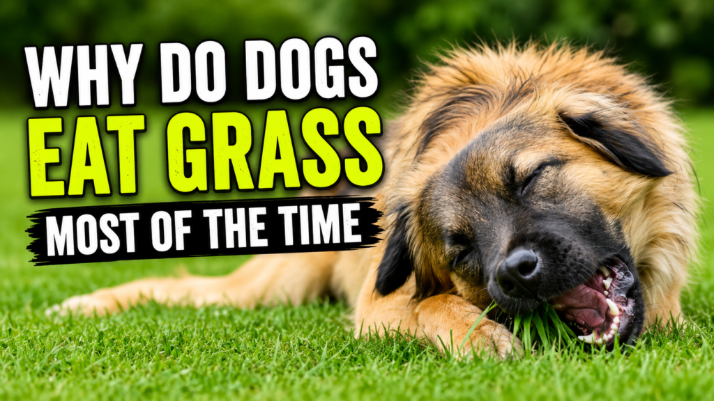 why do dogs eat grass?