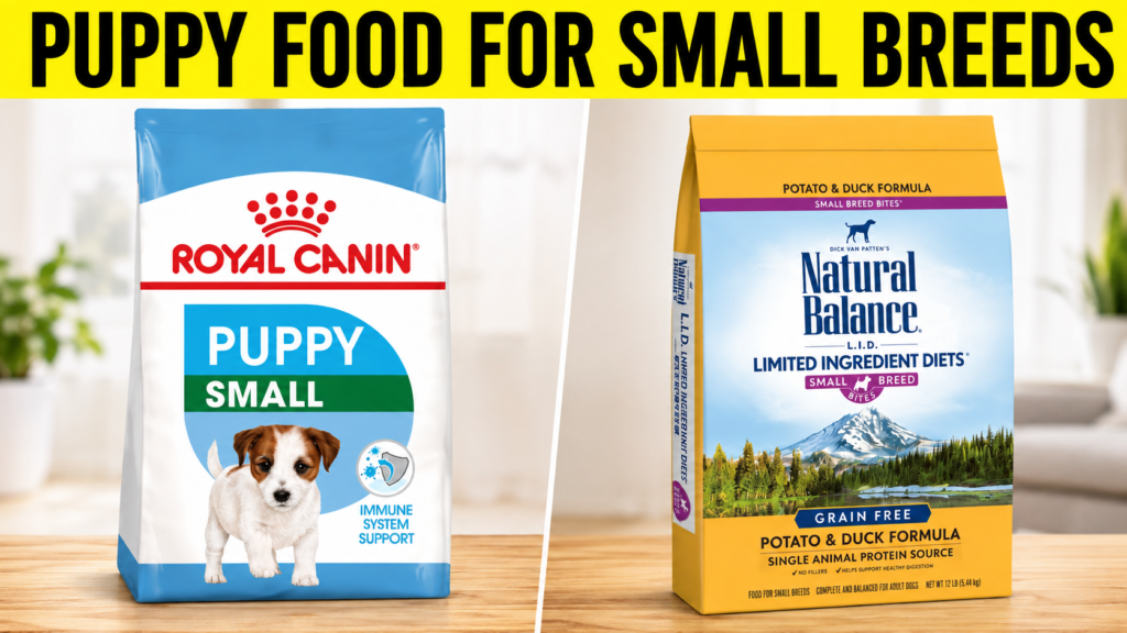 vet recommended puppy food
