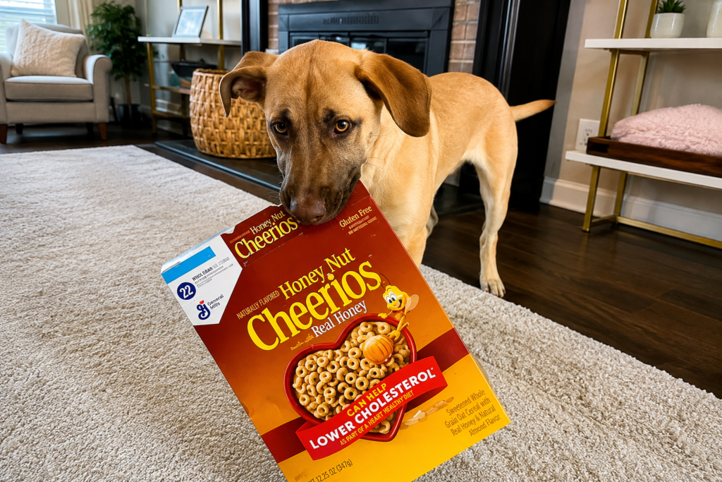 Can dogs eat Honey Nut Cheerios?