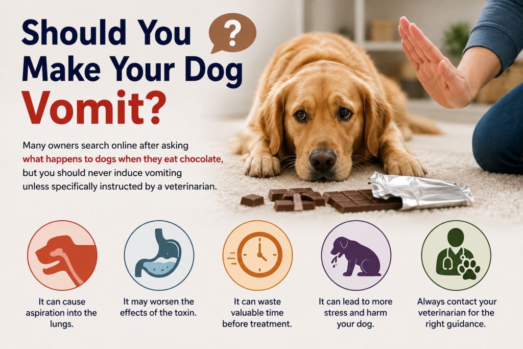 What Happens to Dogs When They Eat Chocolate? Dangerous Symptoms, Treatment & Prevention (2026) What happens to dogs when they eat chocolate?
